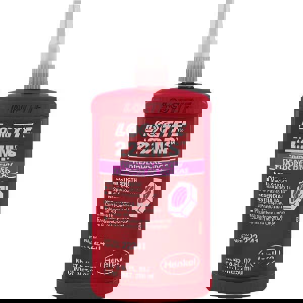 Threadlocker: Purple, Liquid, 250 mL, Bottle